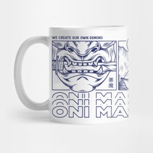 Japanese Oni Mask Mug